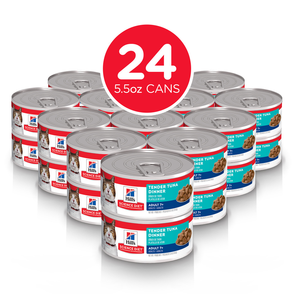 Hill's Science Diet Adult 7+ Tender Tuna Dinner Canned Cat Food