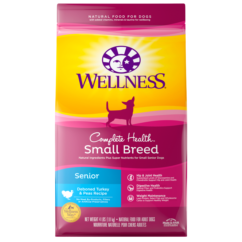 Wellness Complete Health Natural Small Breed Senior Health Recipe Dry Dog Food