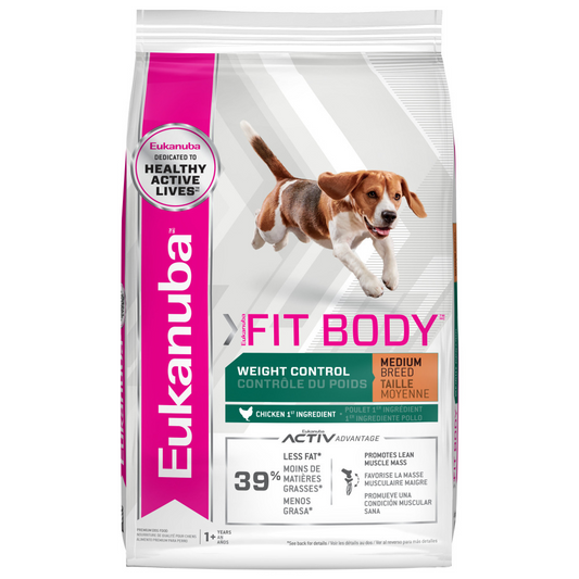 Eukanuba Fit Body Weight Control Medium Breed Dry Dog Food