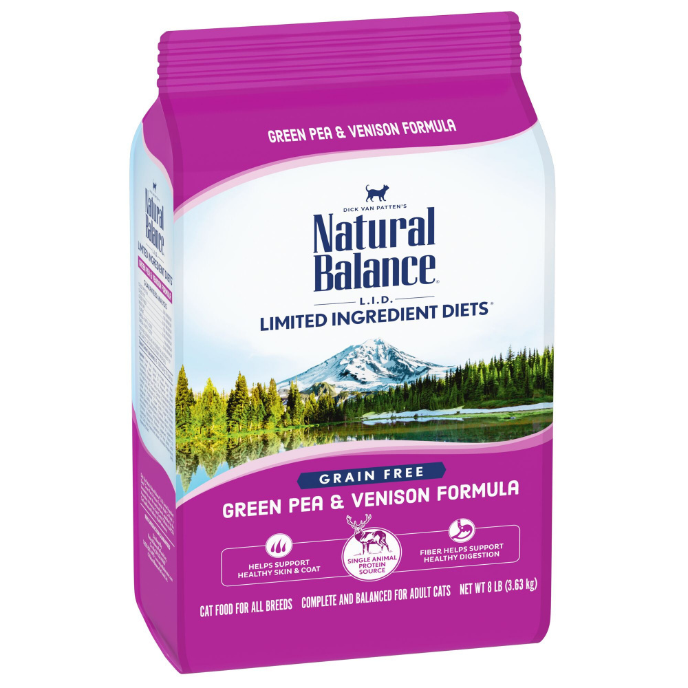 Natural Balance L.I.D. Limited Ingredient Diet Adult Grain Free Green Pea & Venison Adult Dry Cat Food