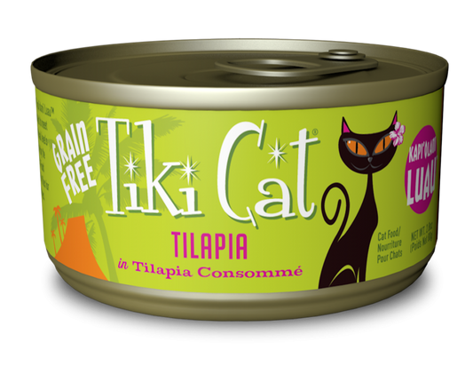 Tiki Cat Kapi'Olani Luau Grain Free Tilapia in Tilapia Consomme Canned Cat Food