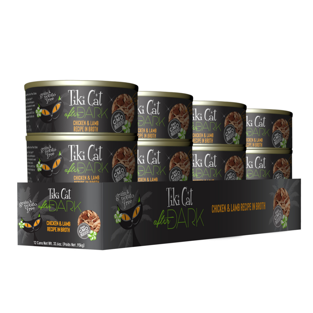 Tiki Cat After Dark Grain Free Chicken and Lamb Canned Cat Food