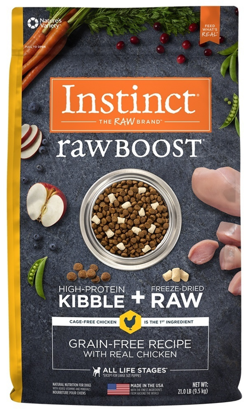 Instinct Raw Boost Grain-Free Real Chicken Dry Dog Food