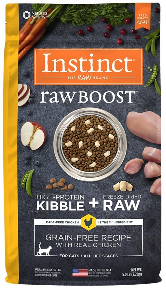 Instinct Raw Boost Grain-Free Real Chicken Dry Cat Food