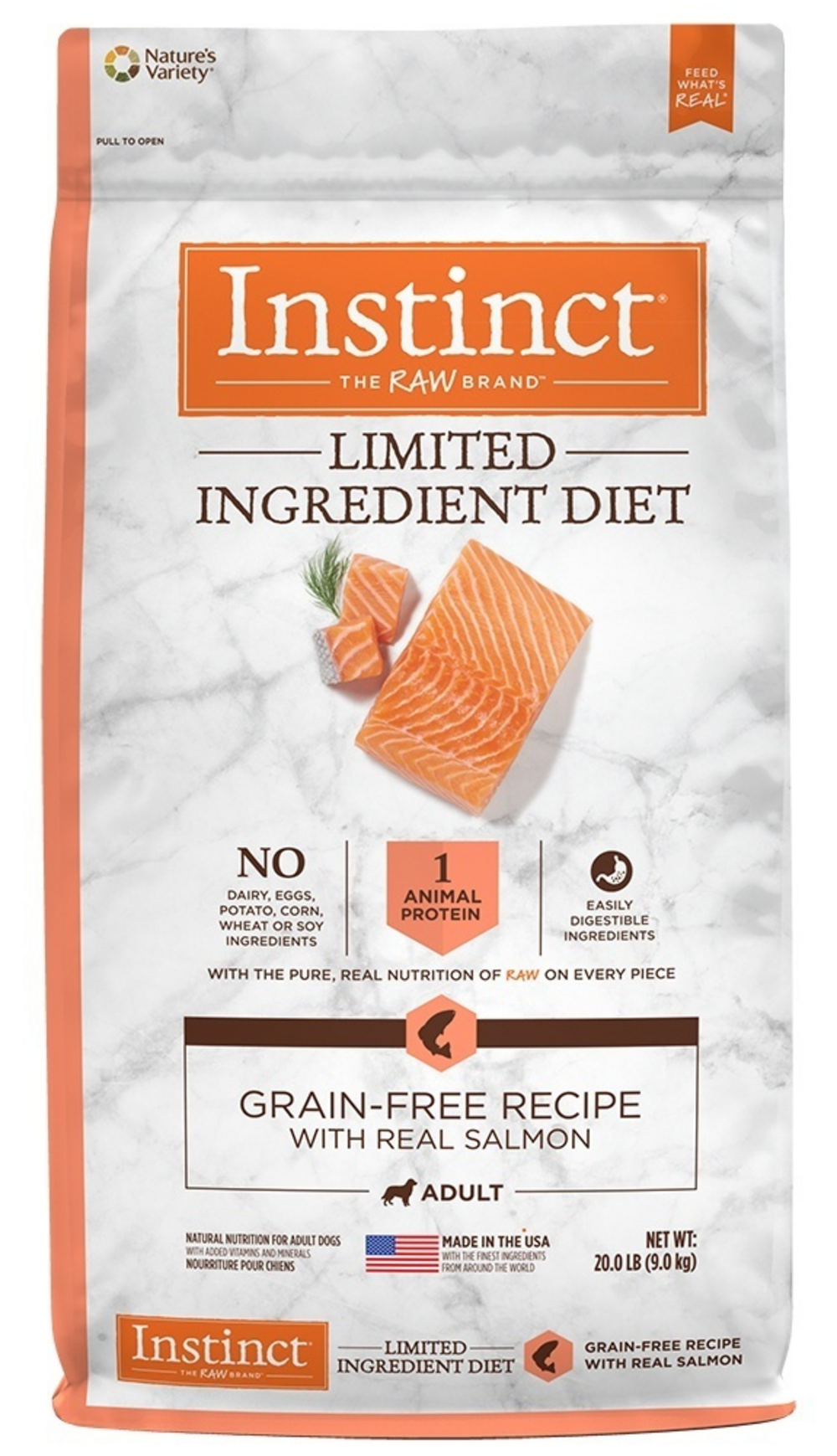 Instinct Limited Ingredient Diet Grain-Free Real Salmon Dry Dog Food