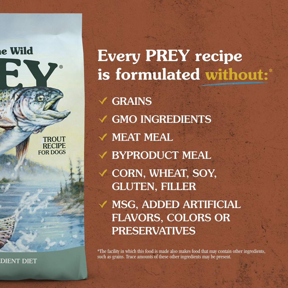 Taste Of The Wild Grain Free Prey Limited Ingredient Turkey Dry Dog Food