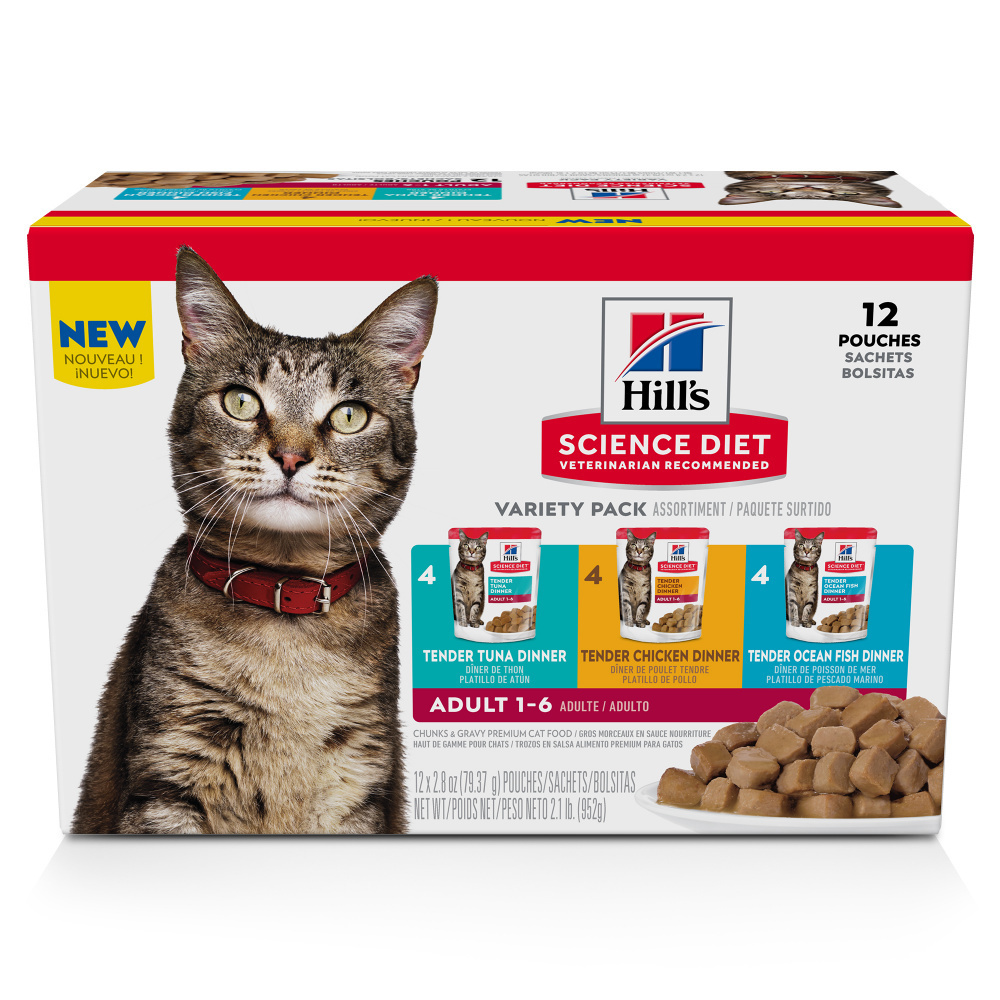 Hill's Science Diet Tender Dinner Variety Pack Adult Wet Cat Food