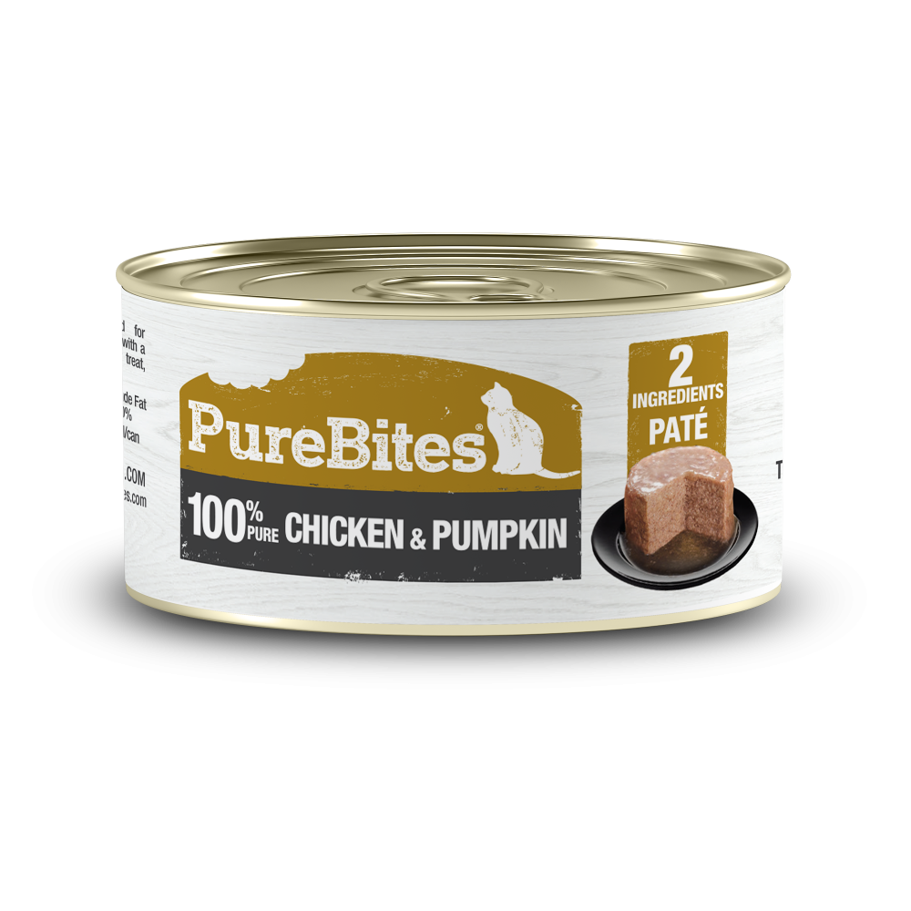 PureBites 100% Pure Chicken & Pumpkin Pate Cat Treat