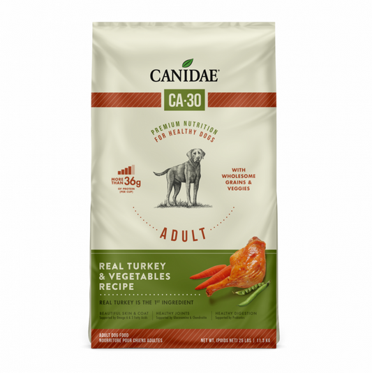 Canidae CA-30 Real Turkey, Peas & Carrots Recipe Dry Dog Food