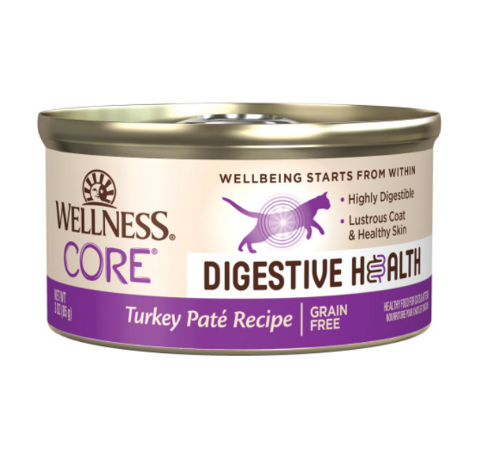 Wellness Core Digestive Health Turkey Pate Recipe Canned Cat Food