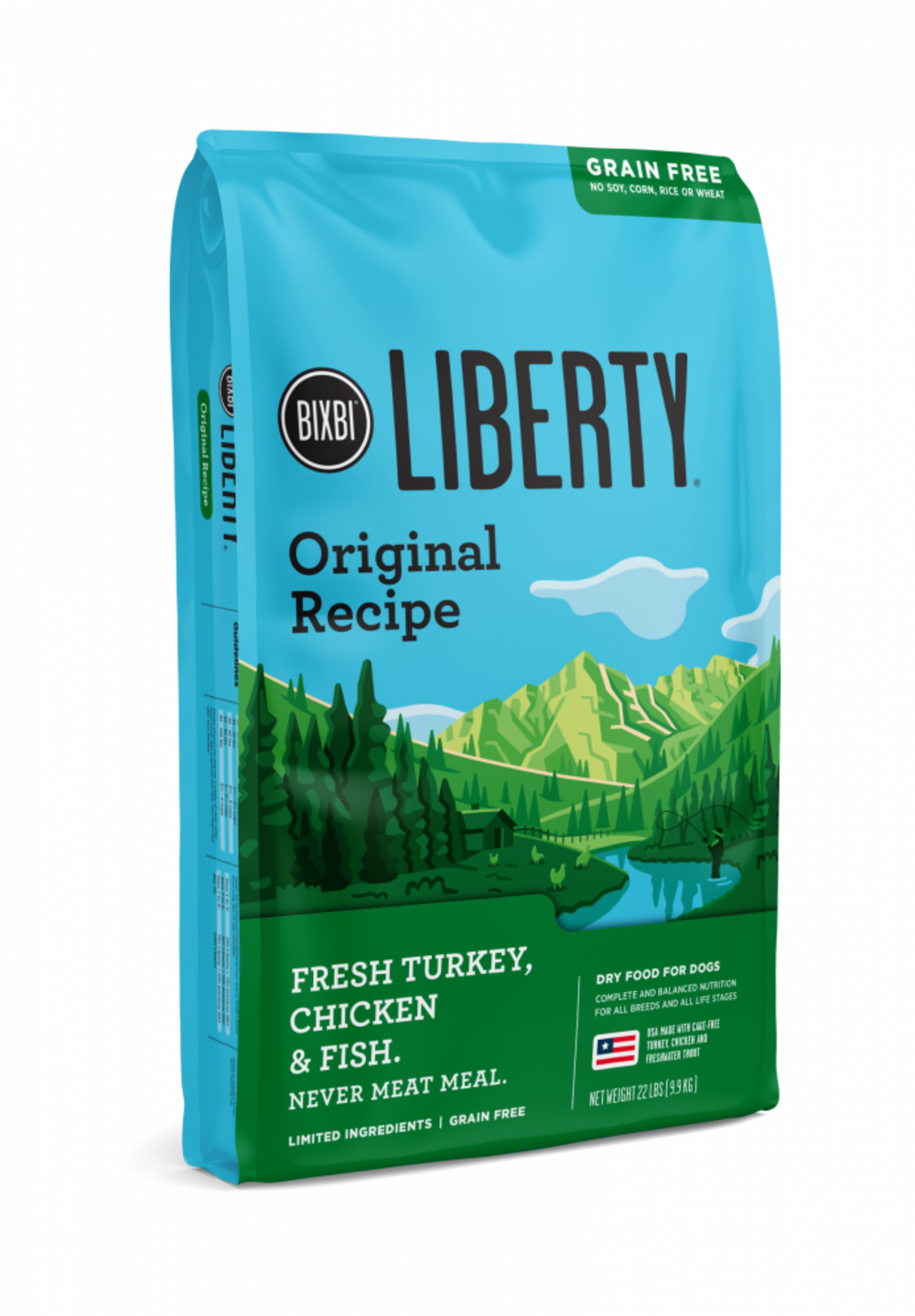 BIXBI LIBERTY Original (Turkey, Chicken, Fish) Kibble