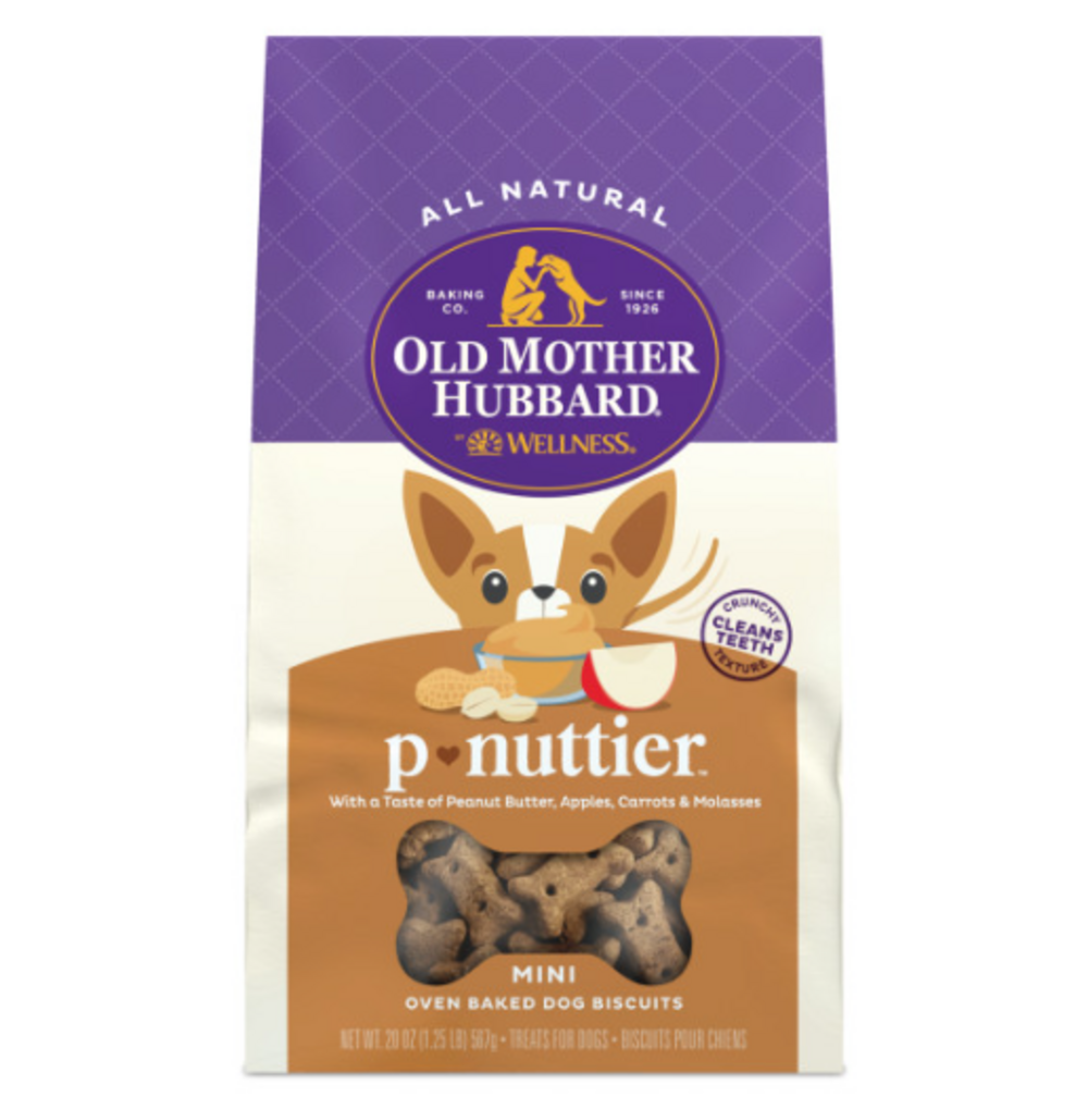 Old Mother Hubbard Crunchy Classic Natural P-Nuttier Mini Biscuits Dog Treats