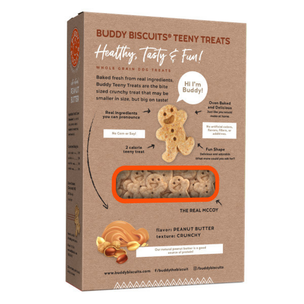 Buddy Biscuits Teeny Peanut Butter Dog Treats