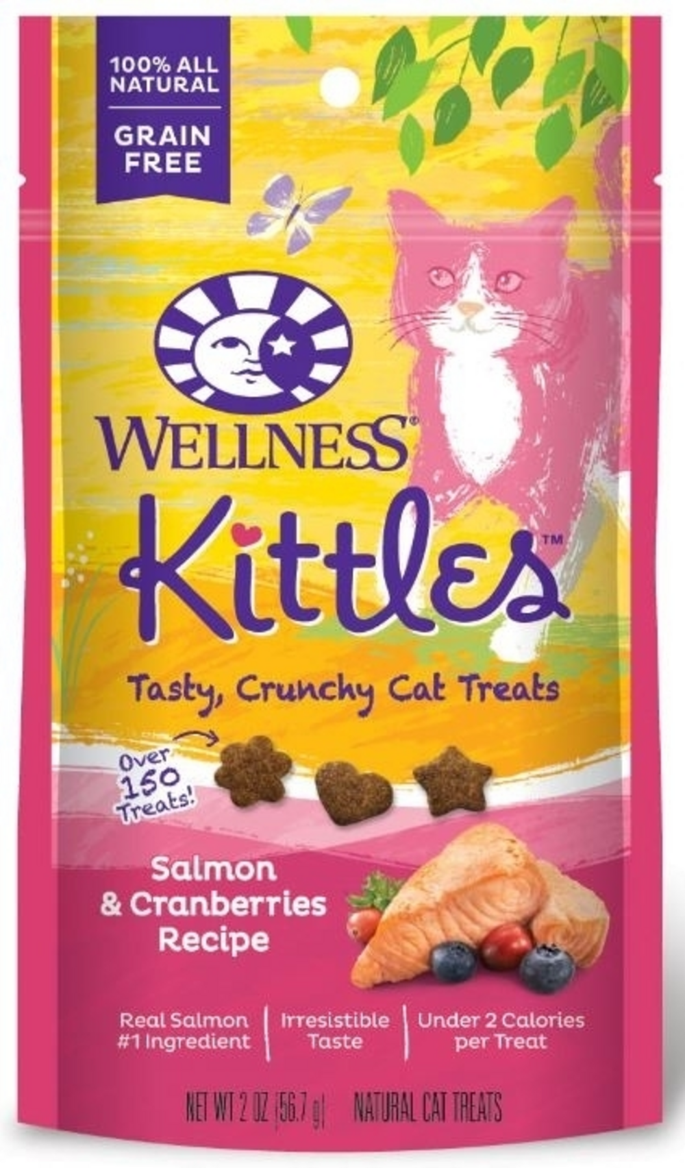 Wellness Kittles Crunchy Chicken & Cranberry Cat Treats