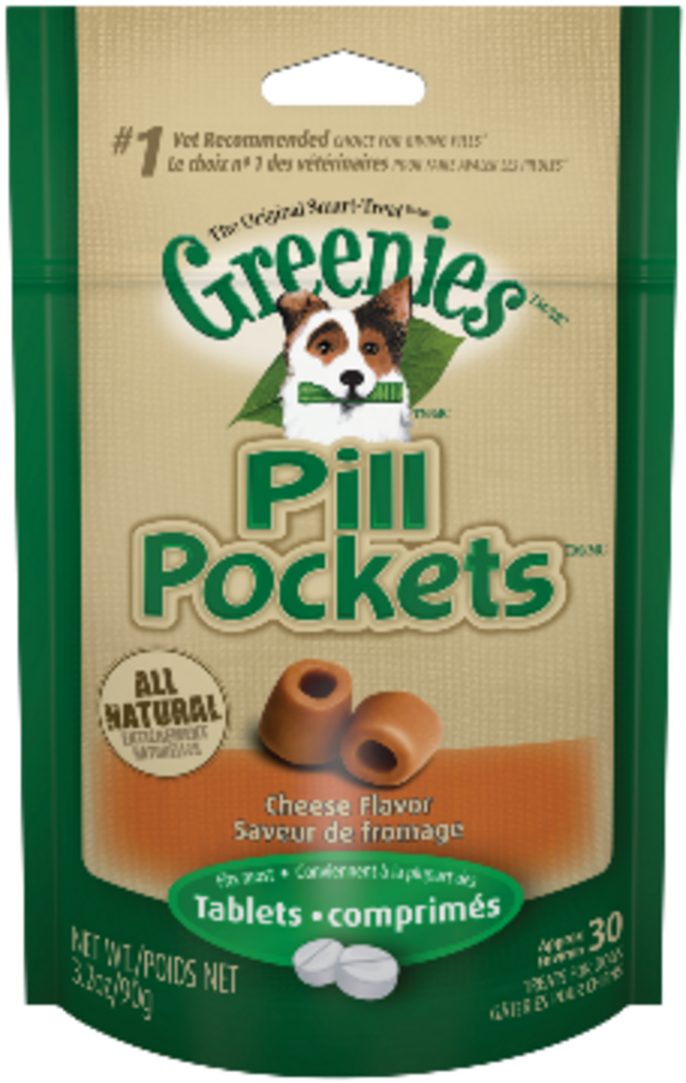 Greenies Pill Pockets Canine Cheese Flavor Dog Treats