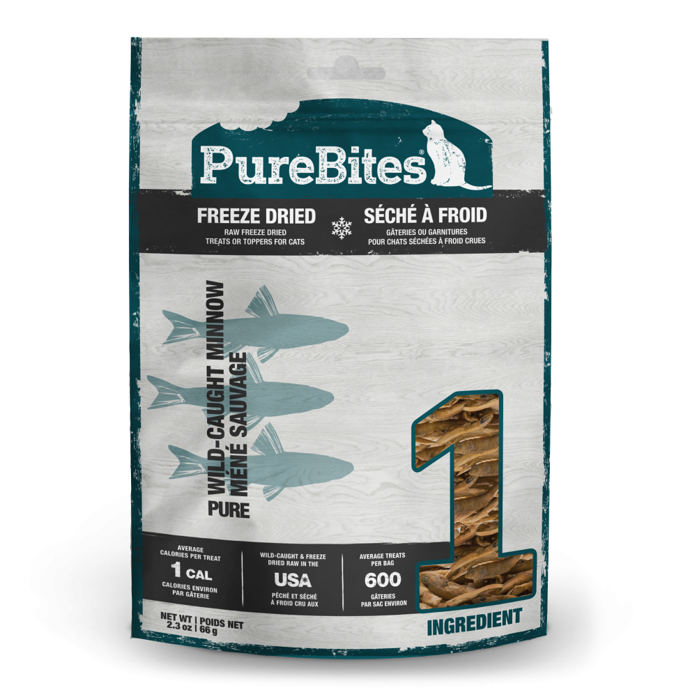 PureBites Freeze Dried Minnow Cat Treats