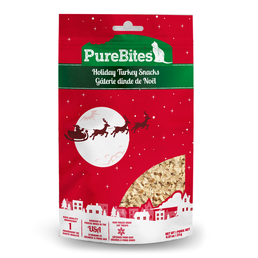 PureBites Holiday Freeze Dried Turkey Cat Treats