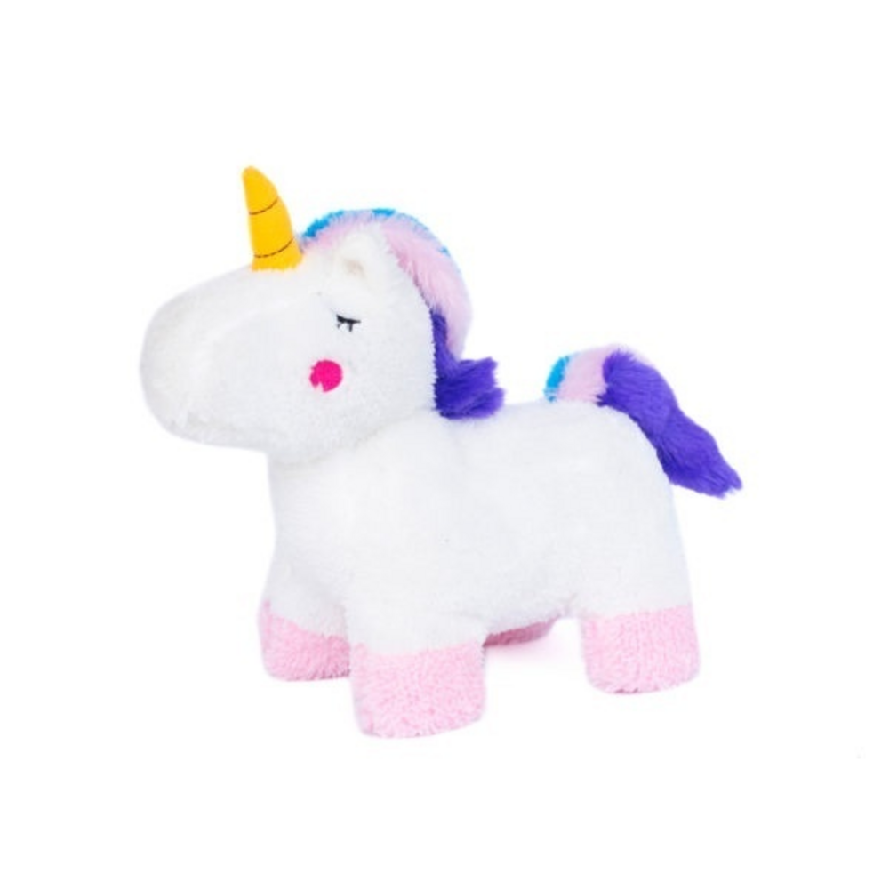 ZippyPaws Storybook Snugglerz Charlotte the Unicorn Plush Dog Toy