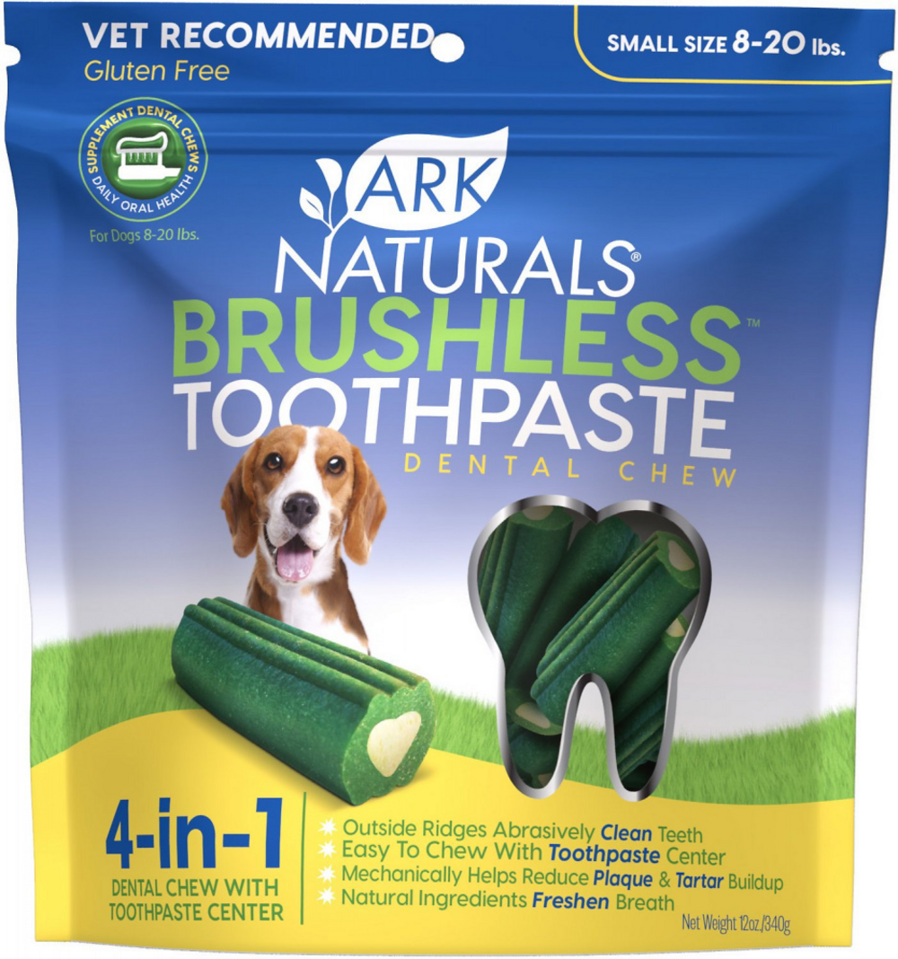 Ark Naturals Brushless Toothpaste Small Dog Treats