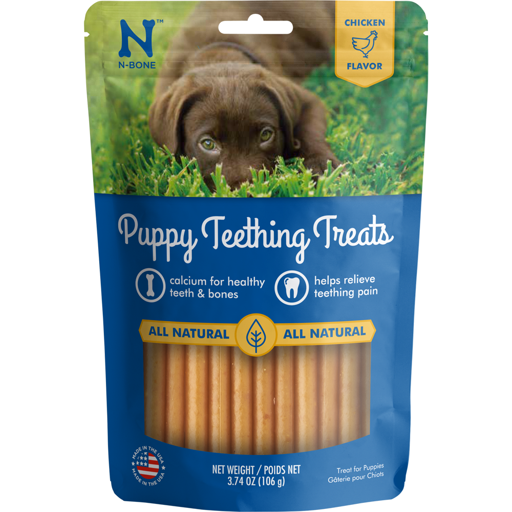 N-Bone Puppy Teething Treats Chicken Flavor Dog Treats