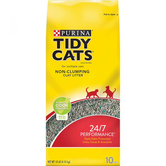 Tidy Cats Non Clumping 24/7 Performance MultiCat Long Lasting Odor Control Cat Litter