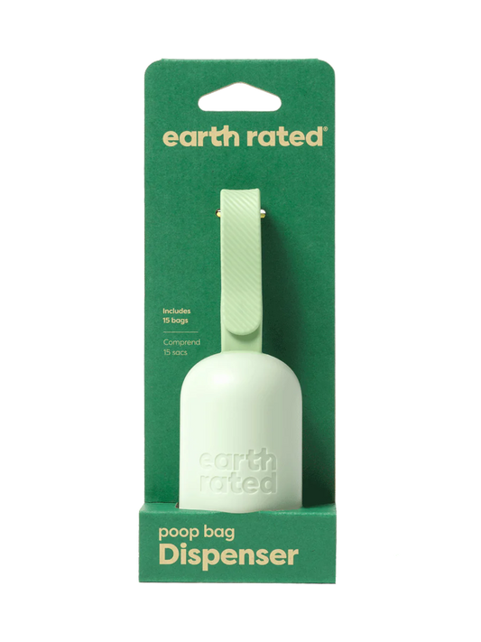 Earth Rated Poop Bag Dispenser with 15 Bags