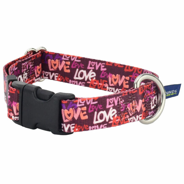 Love Graffiti Red Dog Collar – EarthStyle