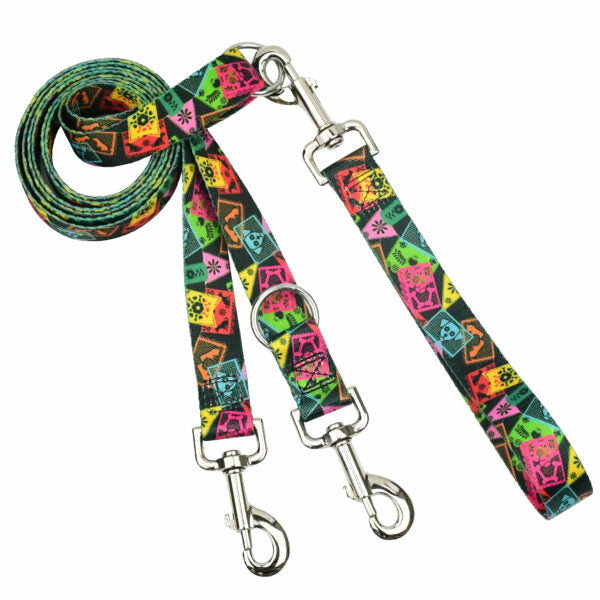 Paper Flags Double Connection Leash – EarthStyle