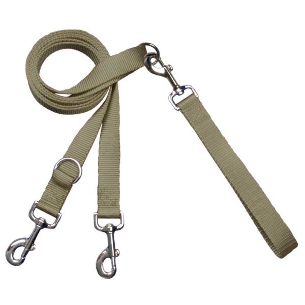 Euro Dog Leash Double Connection (Multiple Color Options)