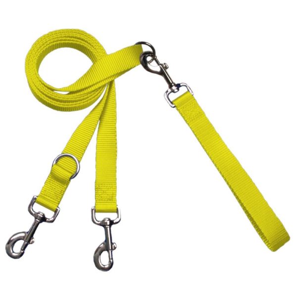 Euro Dog Leash Double Connection (Multiple Color Options)