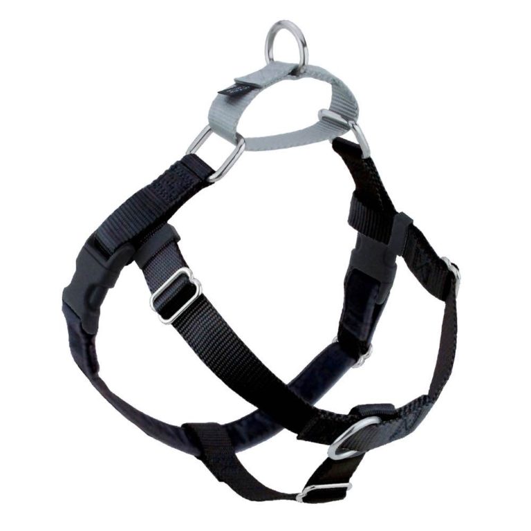 Black Freedom No-Pull Dog Harness