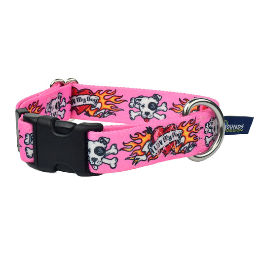 I Luv My Dog Dog Collar – EarthStyle (1" Only)