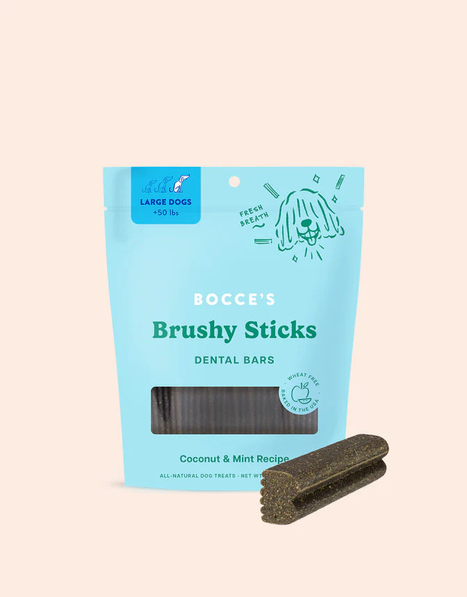 Bocce's Brushy Sticks Dental Bars