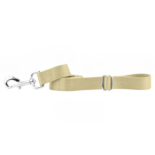 Tan Nylon Dog Leash