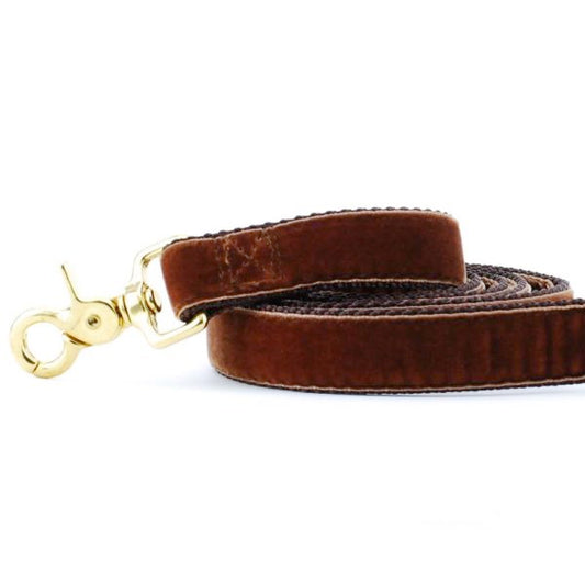 Brown Velvet Dog Leash