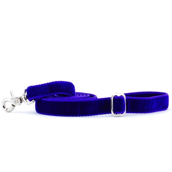 Purple Velvet Dog Leash