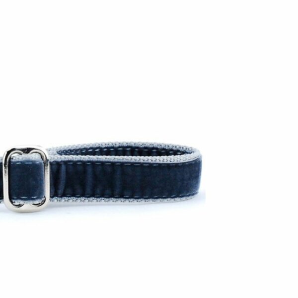 Smoke Gray Velvet Dog Leash