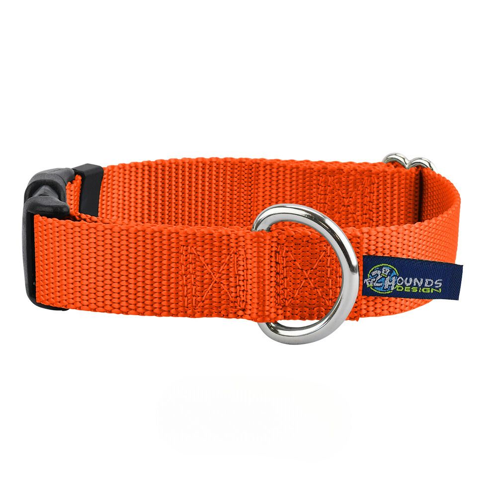 1″ Rust Nylon Dog Collar