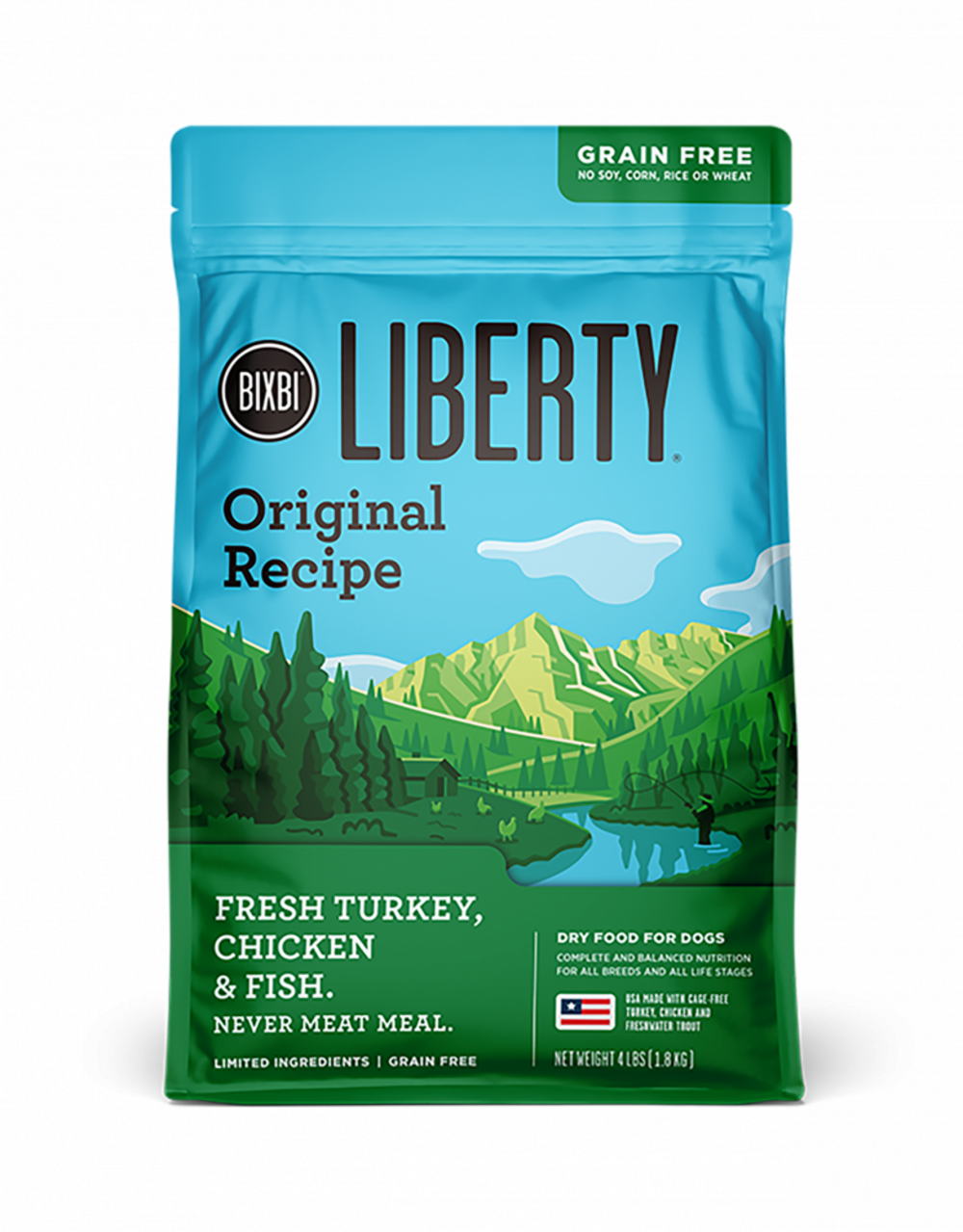 BIXBI LIBERTY Original (Turkey, Chicken, Fish) Kibble